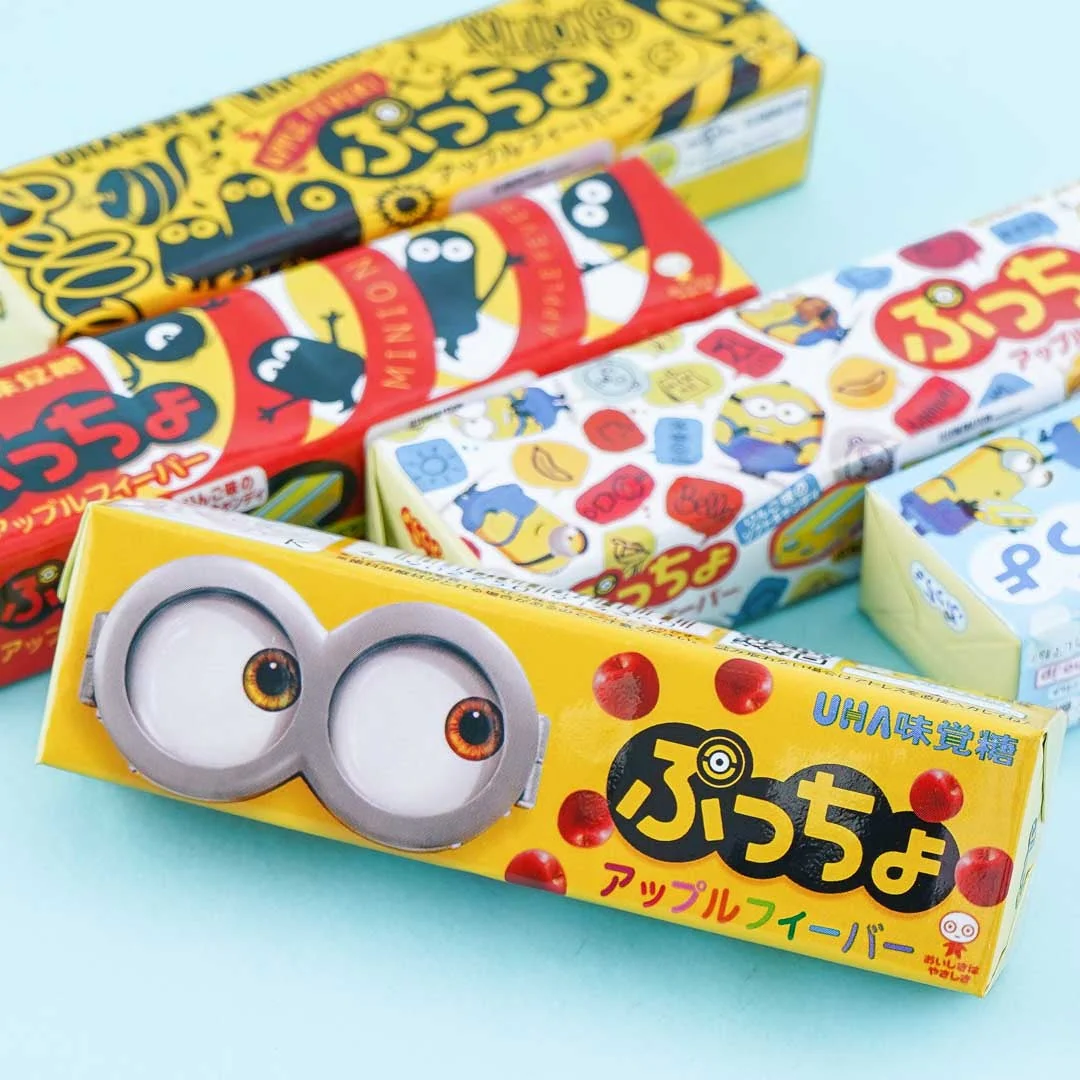 UHA Minions Puccho Chewy Candy - Apple