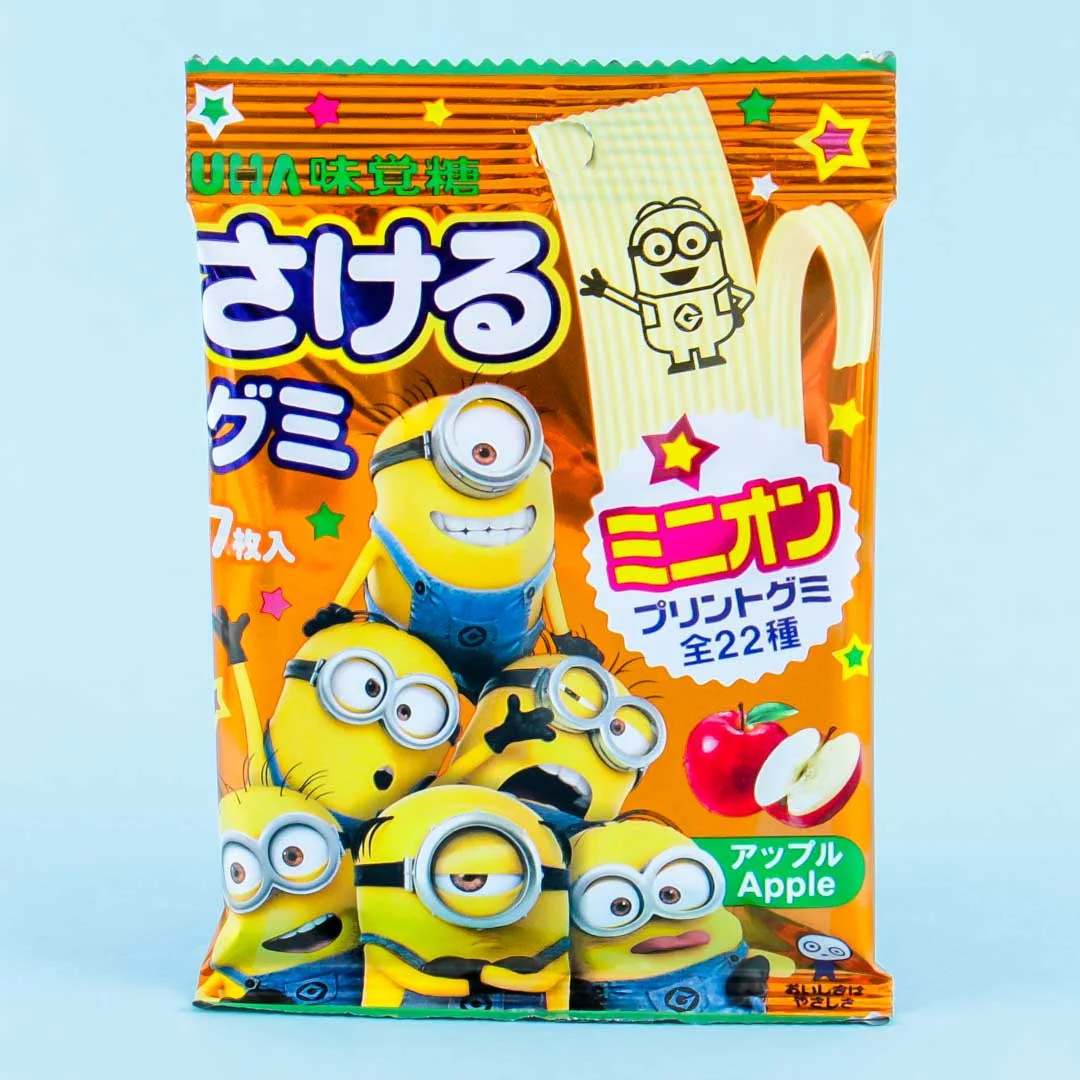 UHA Minions Sakeru Fruit Juice Gummy - Apple