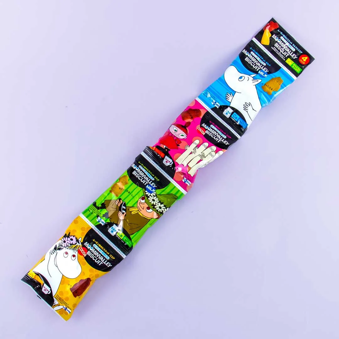 Moominvalley Biscuits - Milk & Cocoa - 4 pcs