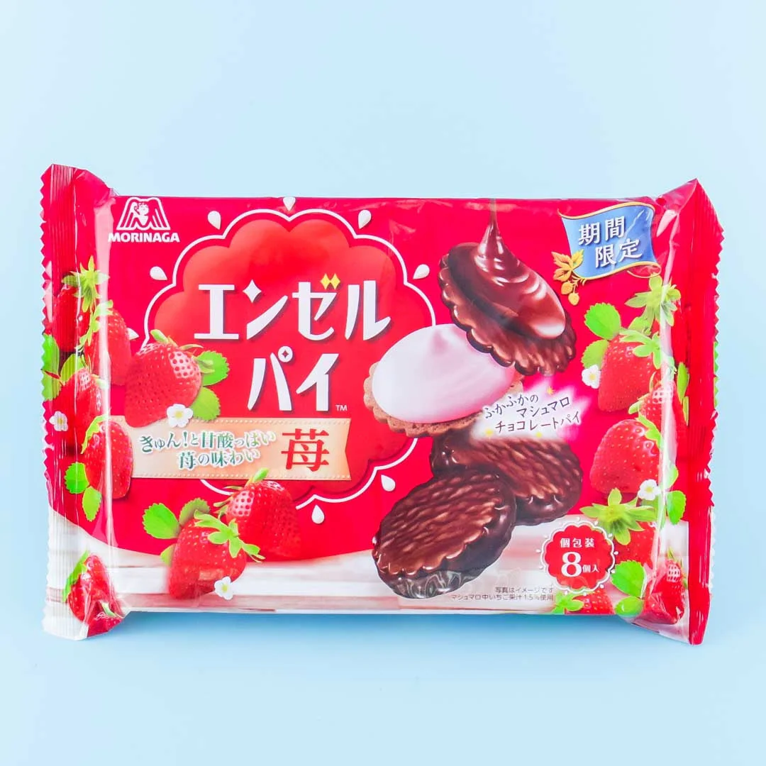 Morinaga Angel Pie Family Pack - Strawberry