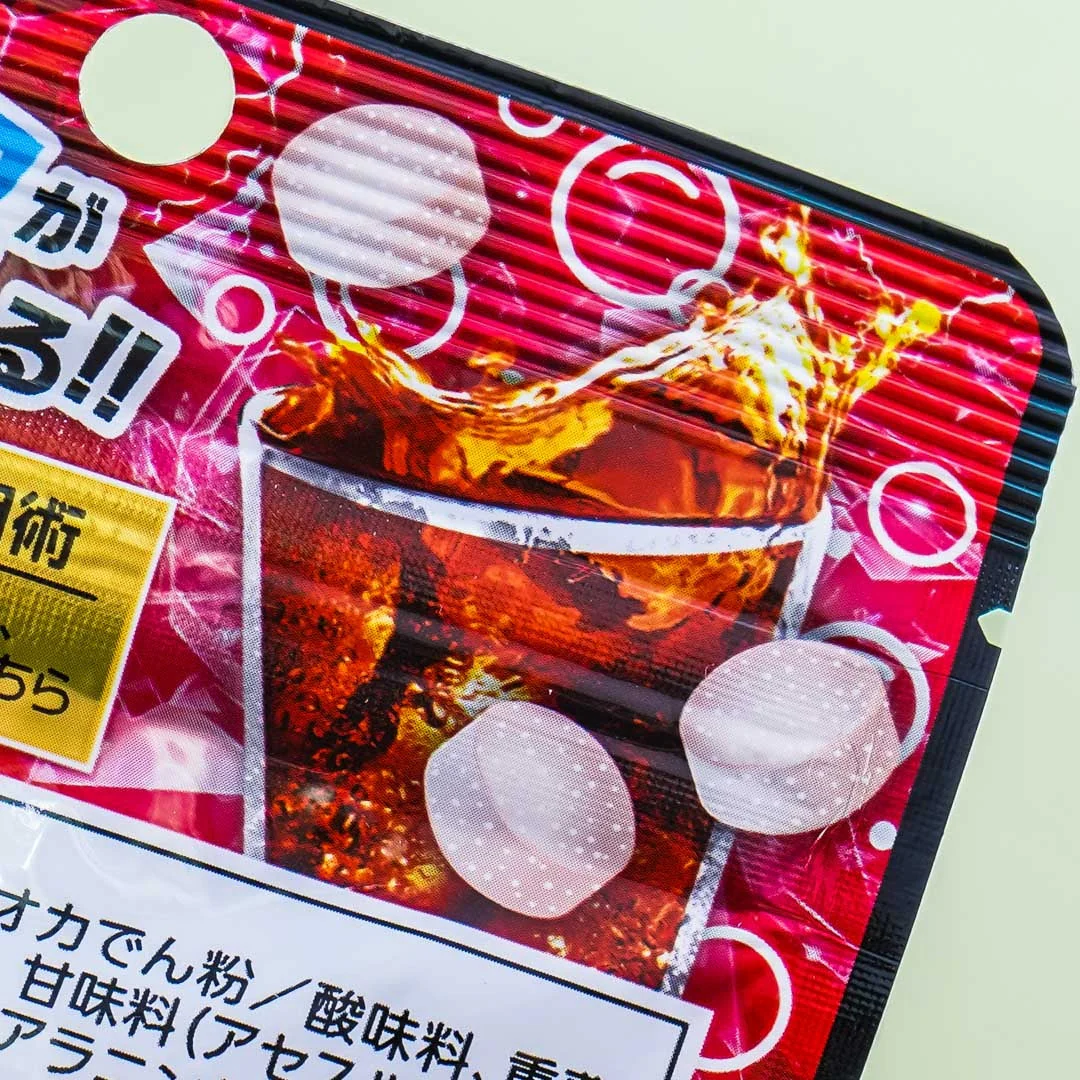 Morinaga Large Grain Ramune Candy - Strong Carbonated Shuwa Cola - Image 2