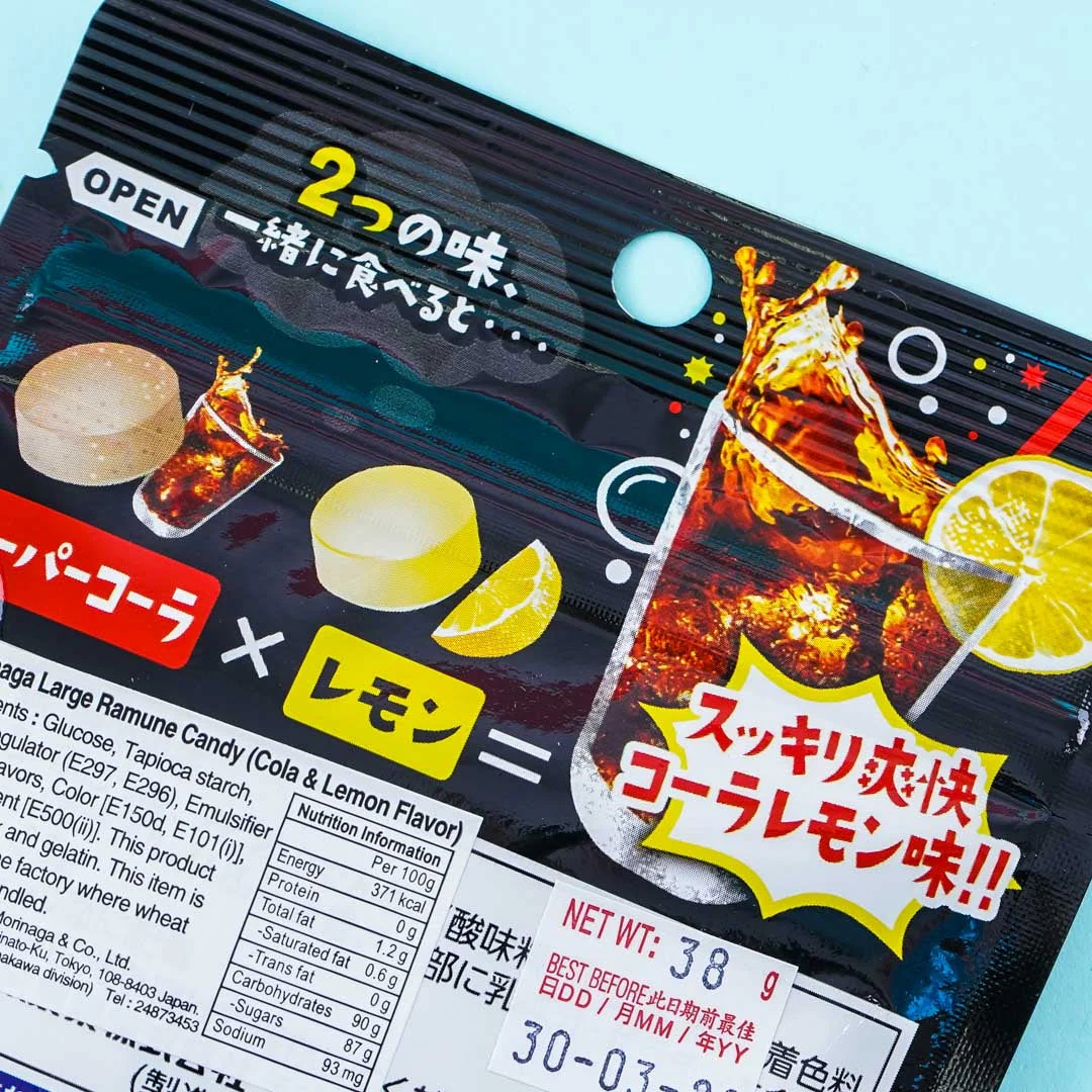 Morinaga Large Ramune Candy - Cola & Lemon - Image 2