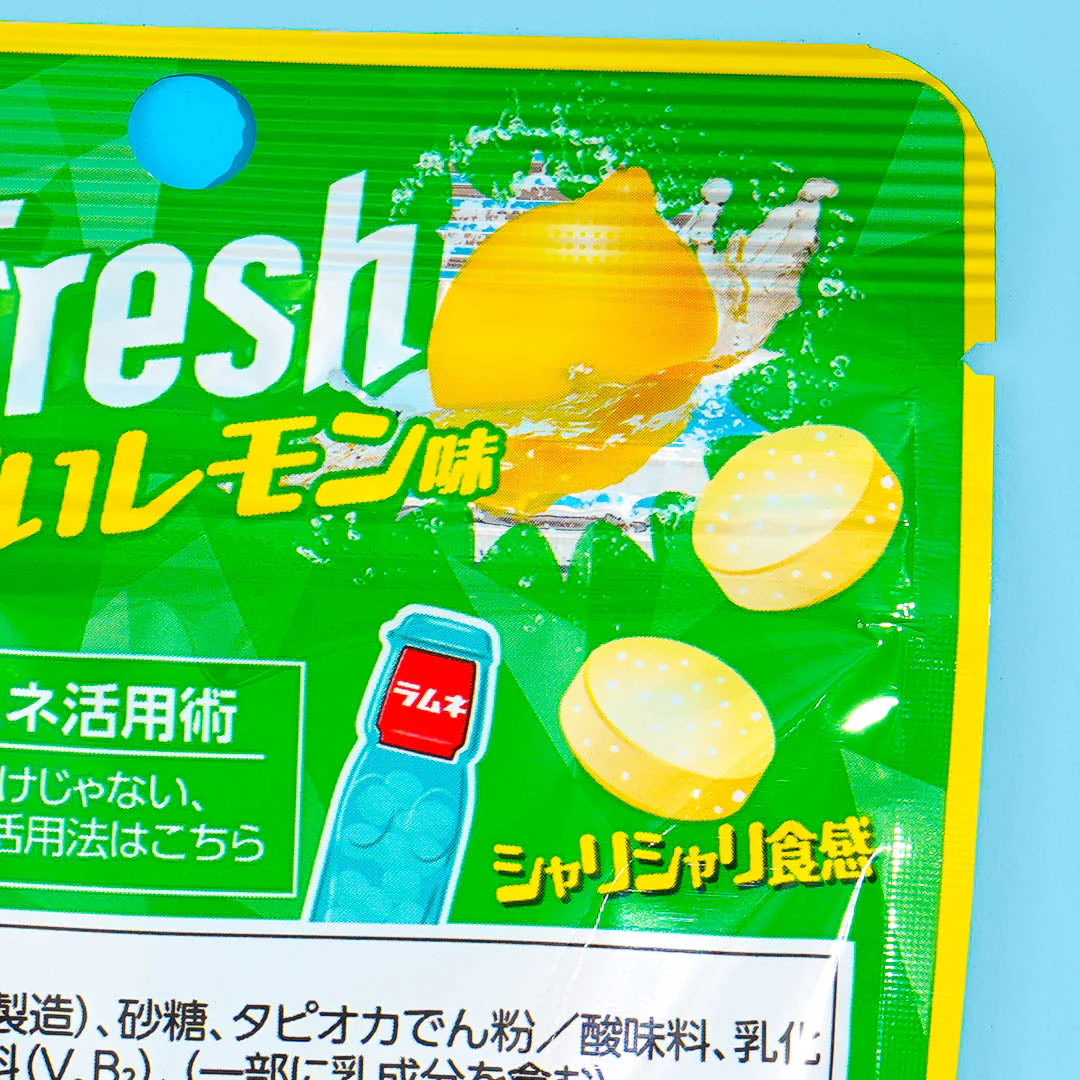 Morinaga Refresh Large Ramune Candy - Sour Lemon - Image 2