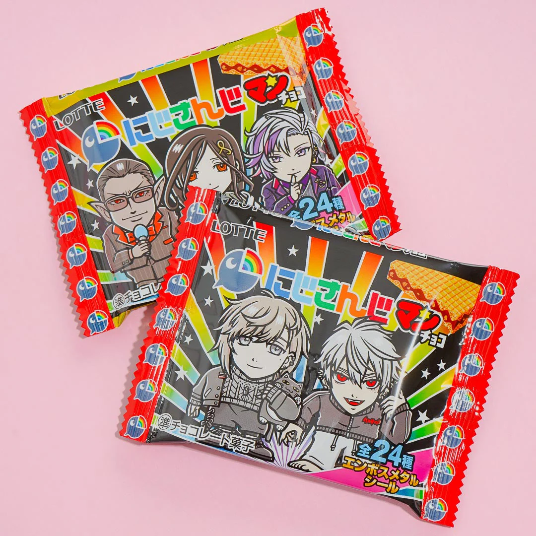 NIJISANJI x Bikkuriman Wafer With Sticker