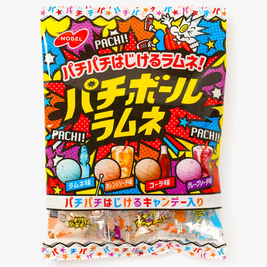 Nobel Pachiball Candy - Assorted Soda