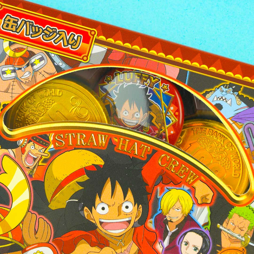 One Piece Chocolate Coins & Badge - Image 2