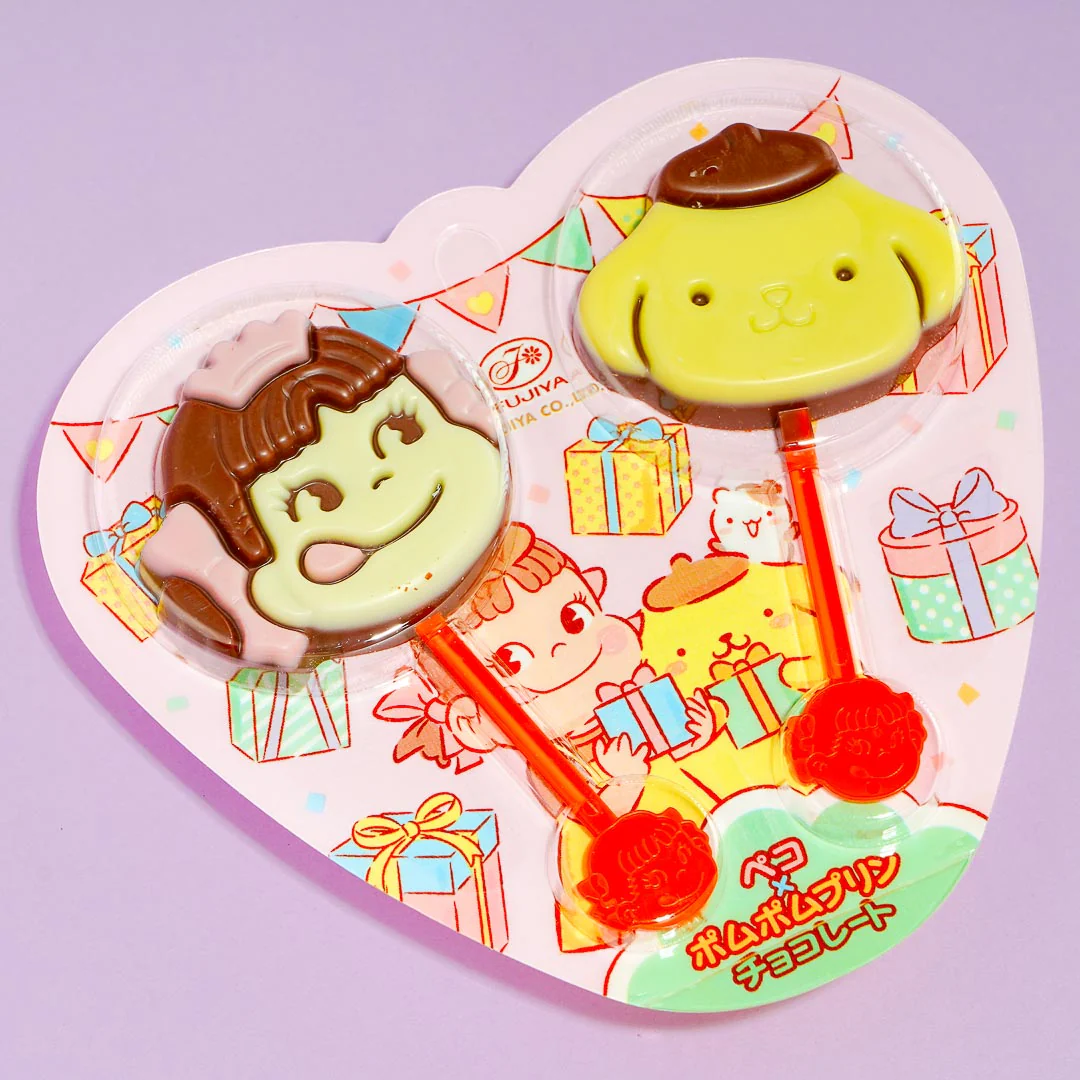 Peko-Chan & Pompompurin Choco Lollipops - Image 4