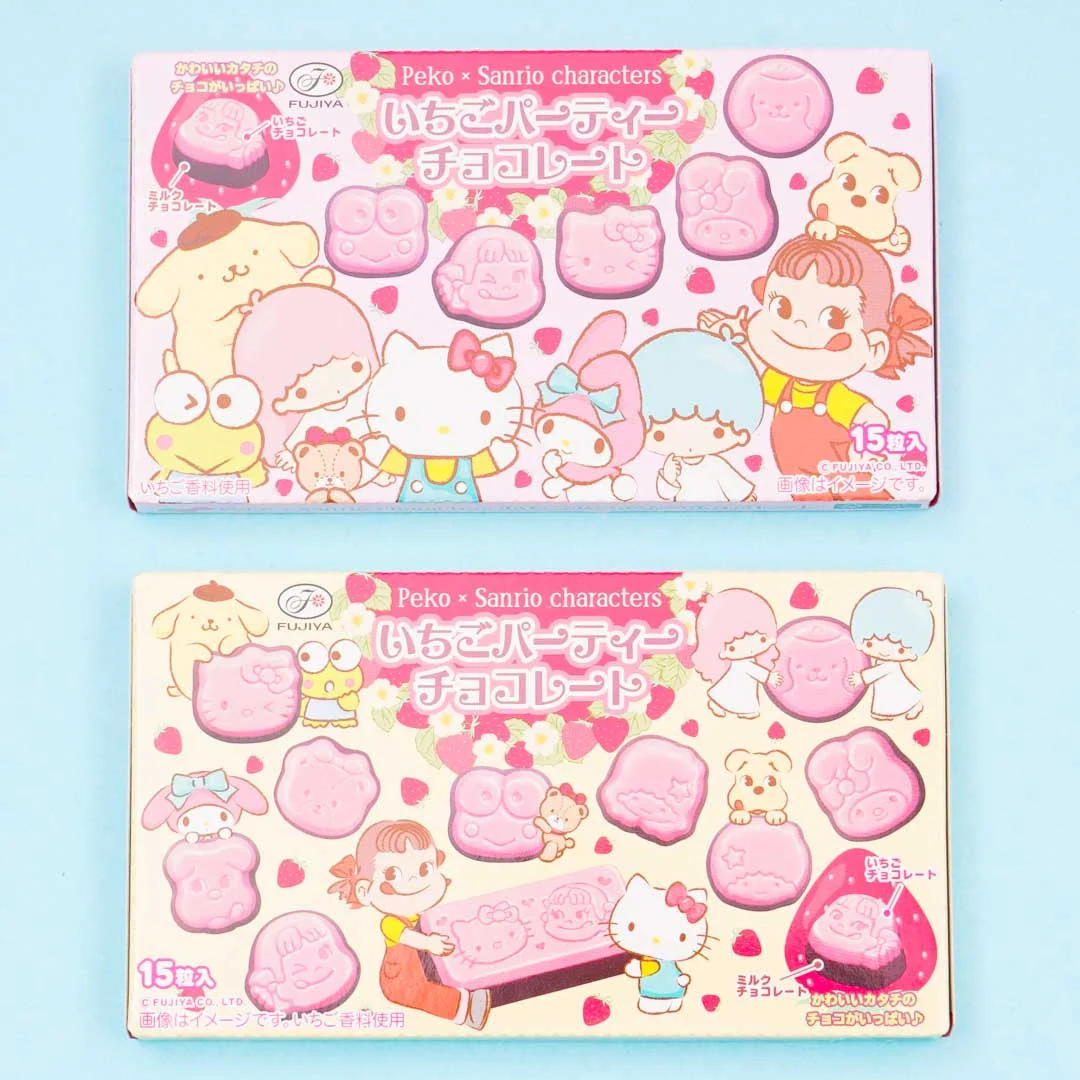 Peko-Chan x Sanrio Characters Strawberry Chocolates - Image 3