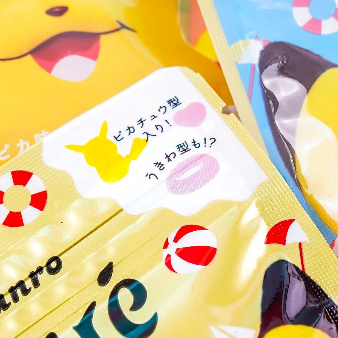 Kanro Puré Summer Pikachu Gummy - Tropical Fruit & Soda - Image 2