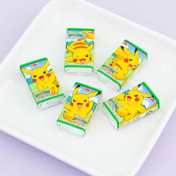 Top Pokemon & Pikachu Gum Set - 5pcs