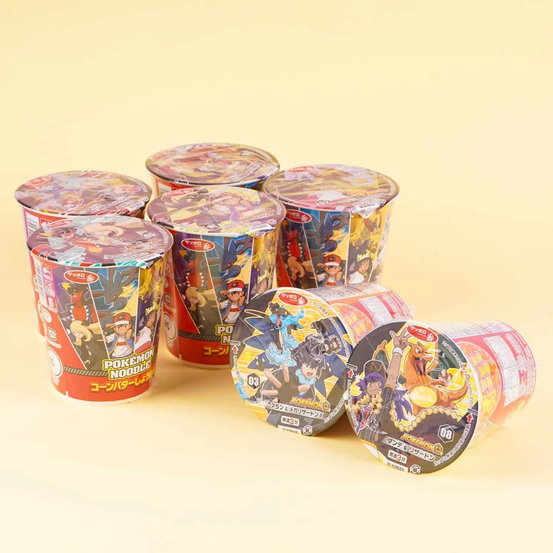 Pokémon Sapporo Ichiban Noodle Cup - Corn Butter Soy Sauce