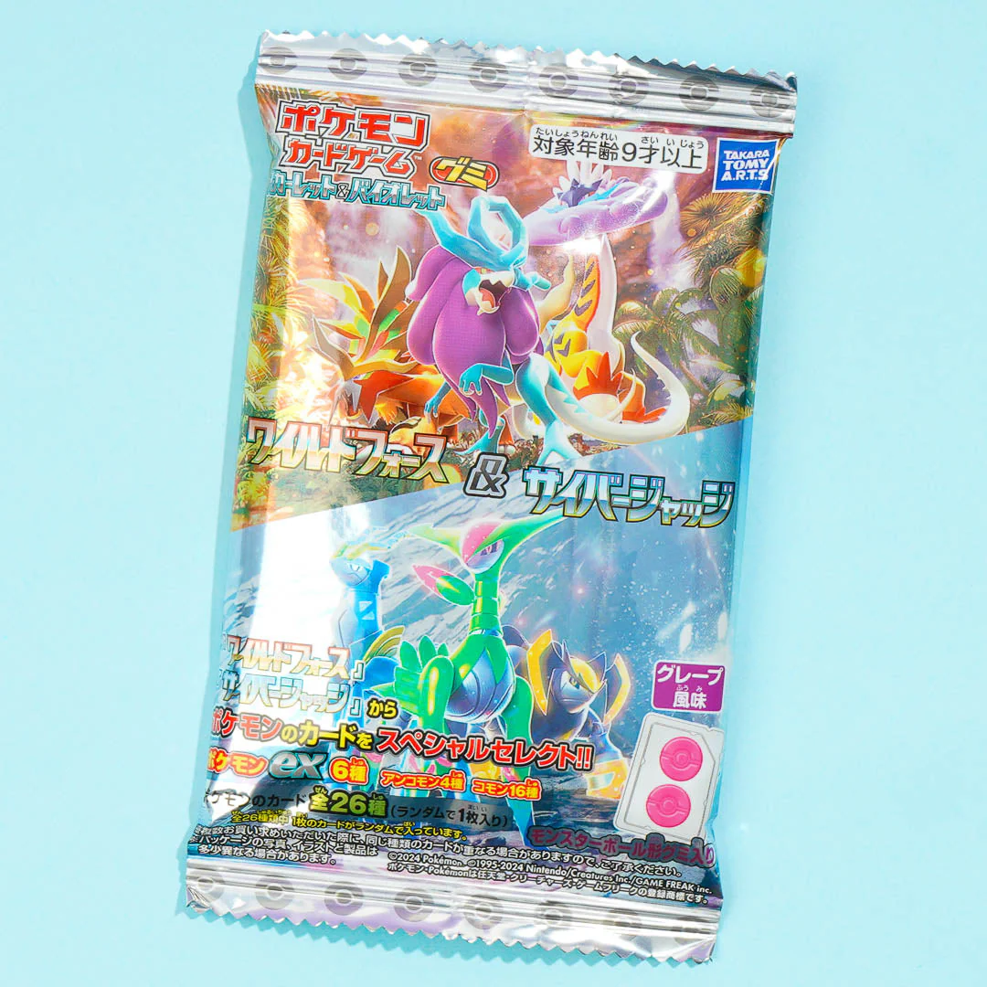 Pokemon Scarlet & Violet Wild Force Gummy With Card