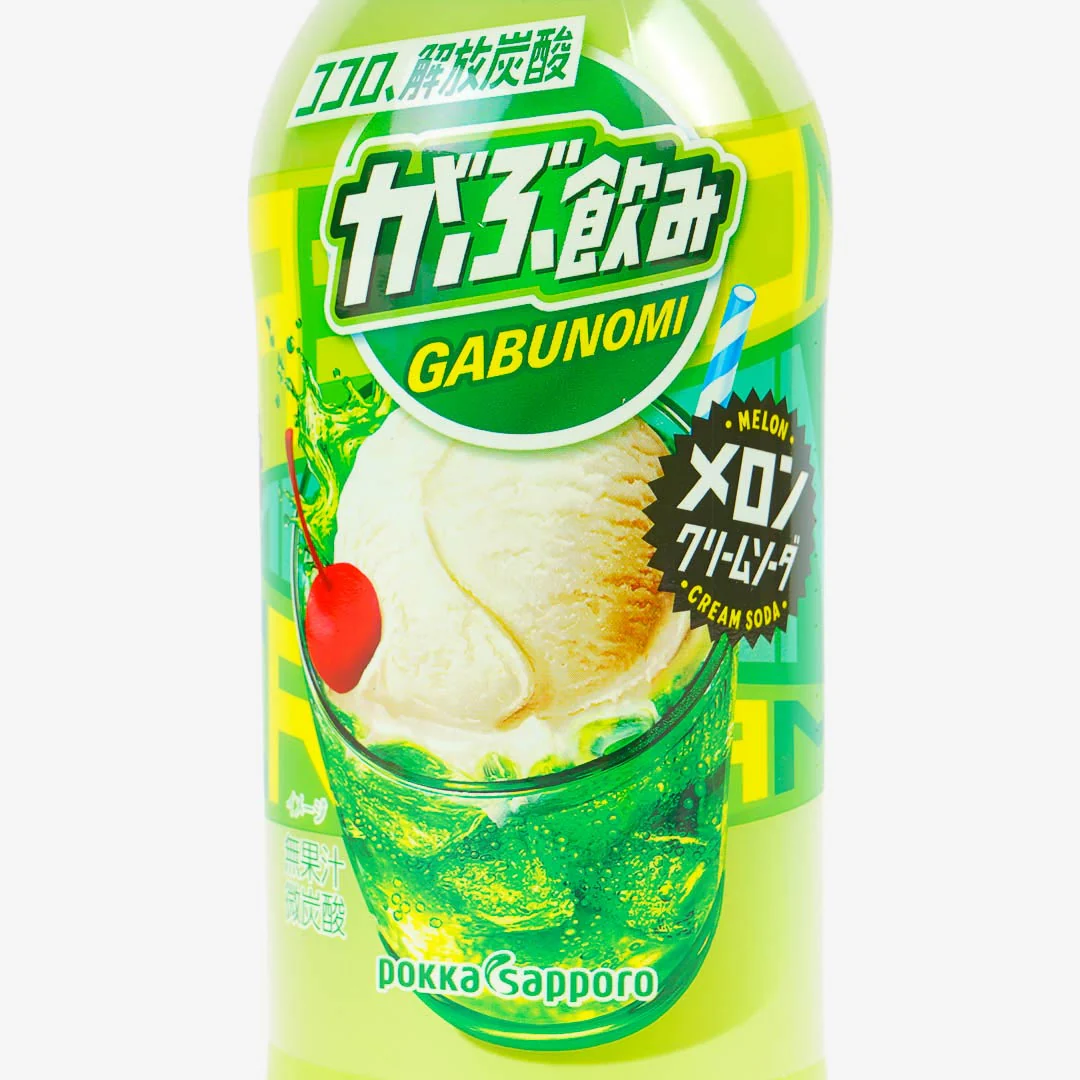 Pokka Gabunomi Melon Cream Soda - Image 2