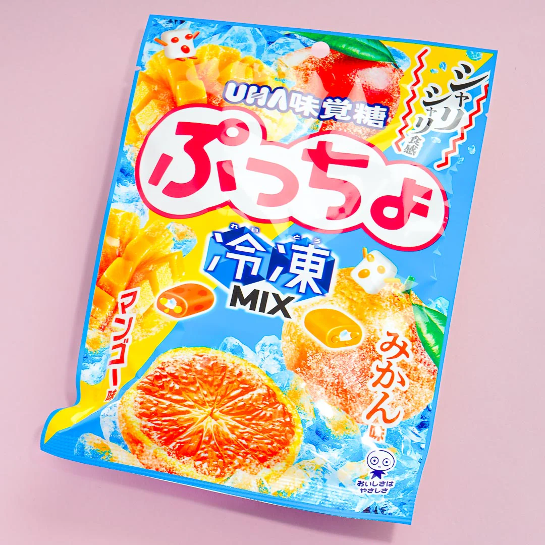 Puccho Frozen Mix Chewy Candy - Mango & Mandarin Orange