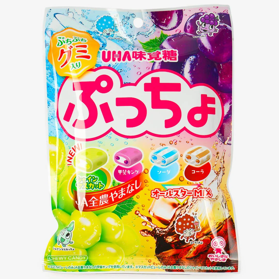 Puccho Puchols Chewy Candy Pack -Assorted Flavors