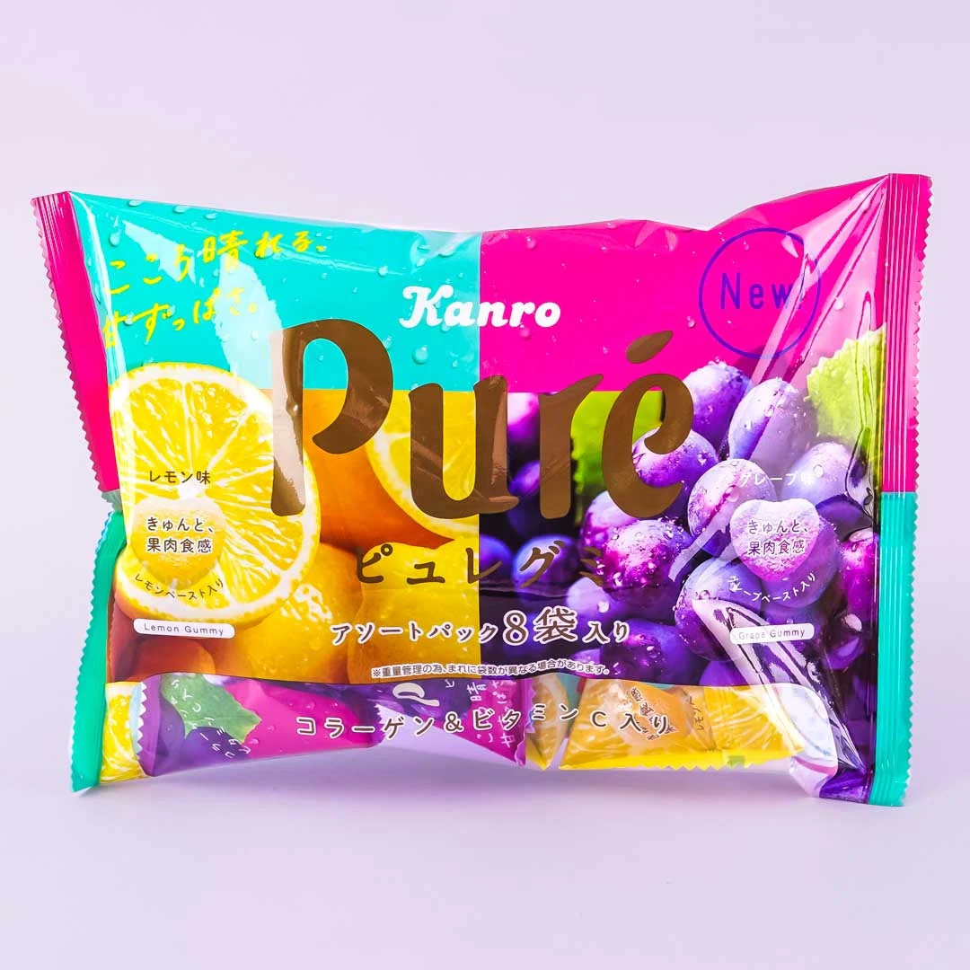 Kanro Puré Assorted Gummy Family Pack