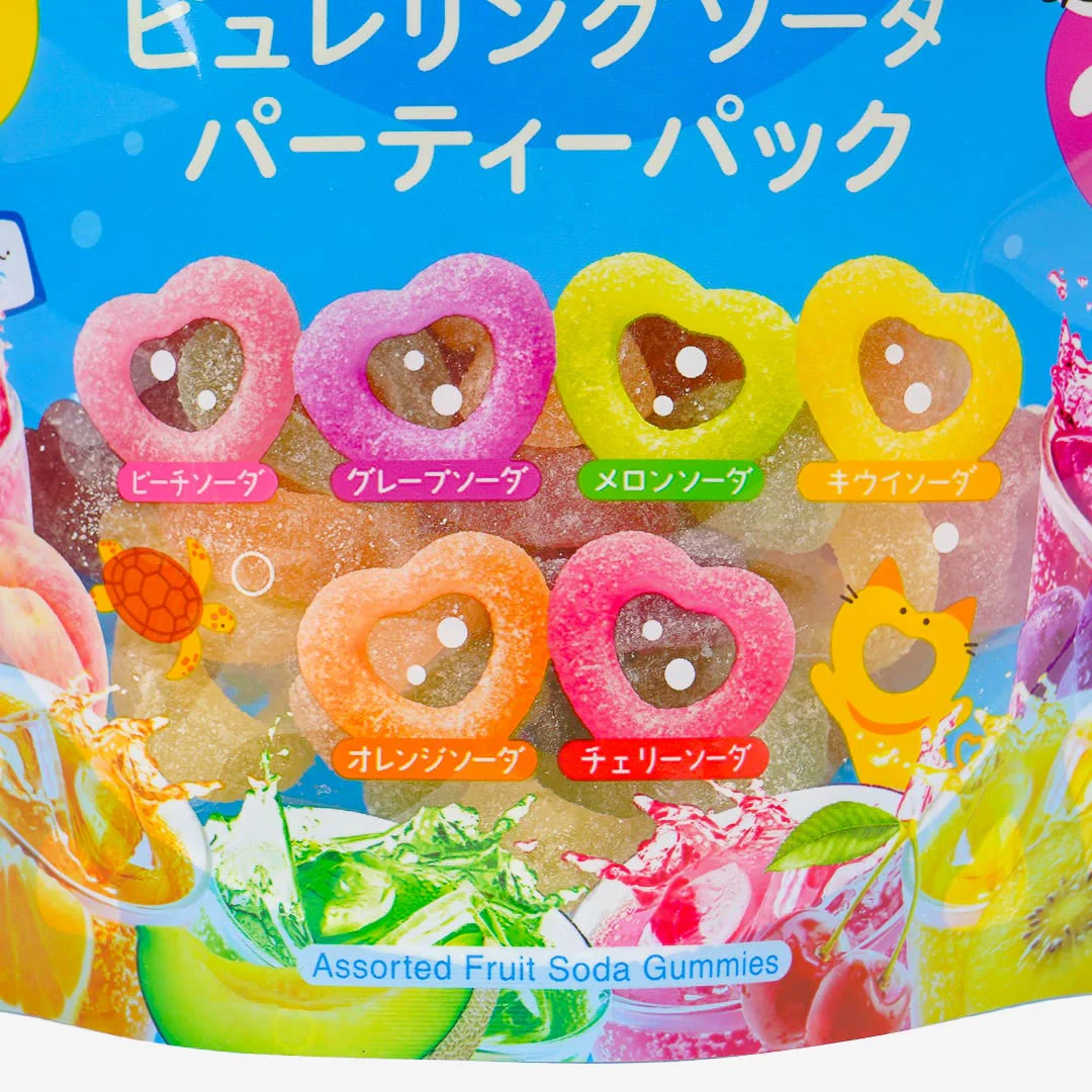 Kanro Puré Ring Gummy Party Pack - Soda - Image 3