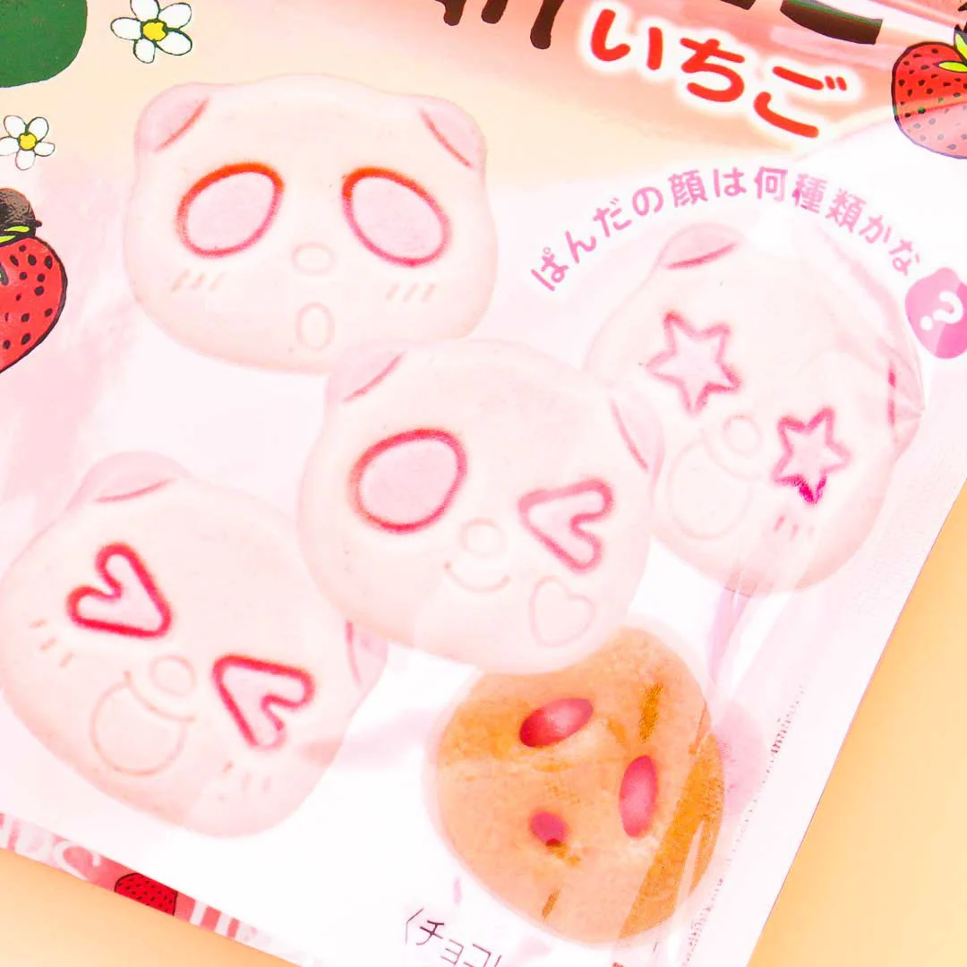 Saku Saku Panda Chocolate Biscuits -  Ichigo Strawberry - Image 2
