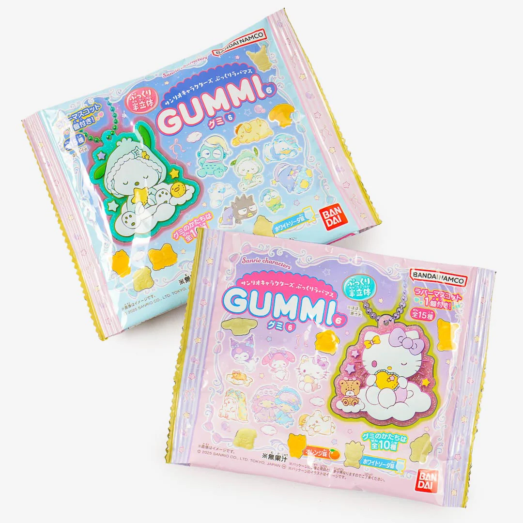 Sanrio Characters Lavamas 6 Gummy Candy With Charm