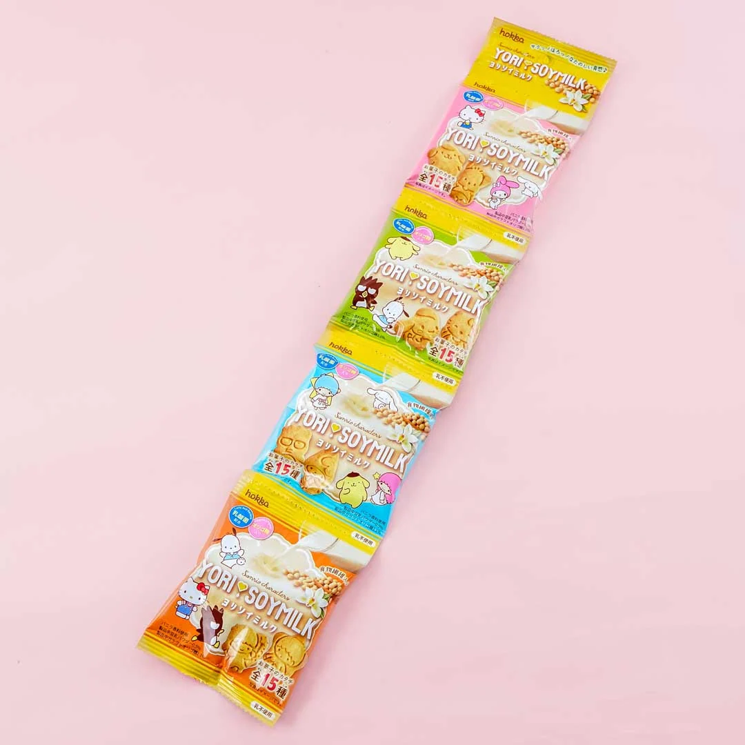 Sanrio Characters Yori Soymilk Cookies - 4 pcs