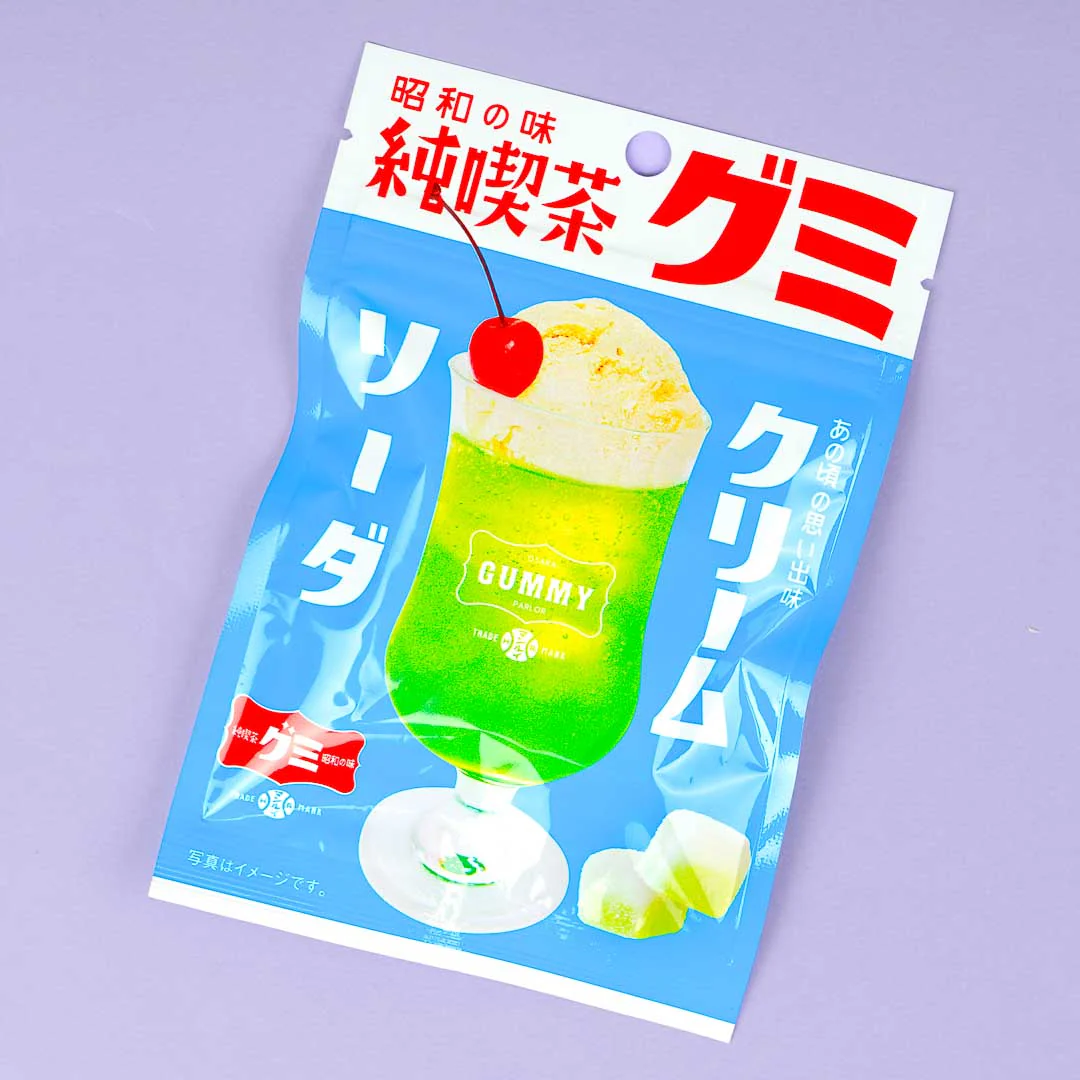 Showa No Aji Jun Cafe Gummy - Cream Soda