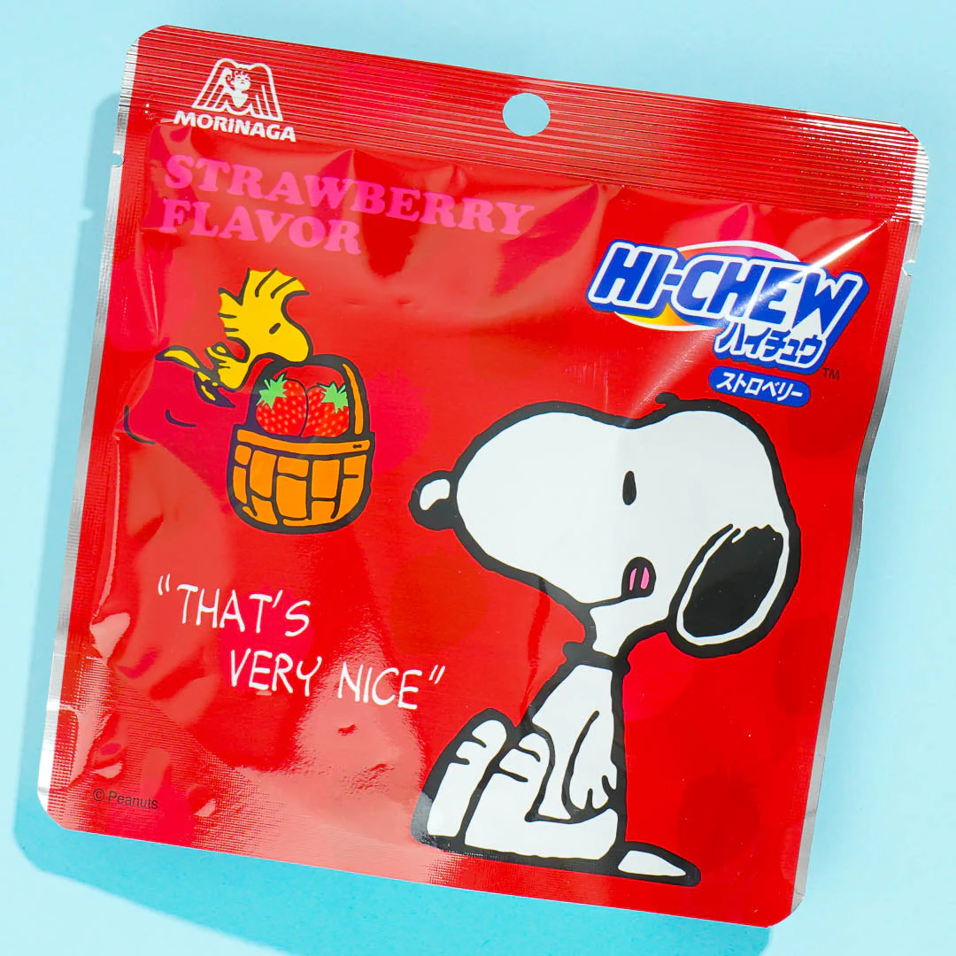Snoopy PEANUTS x Hi-Chew Chewy Candy Pack - Strawberry - Image 2