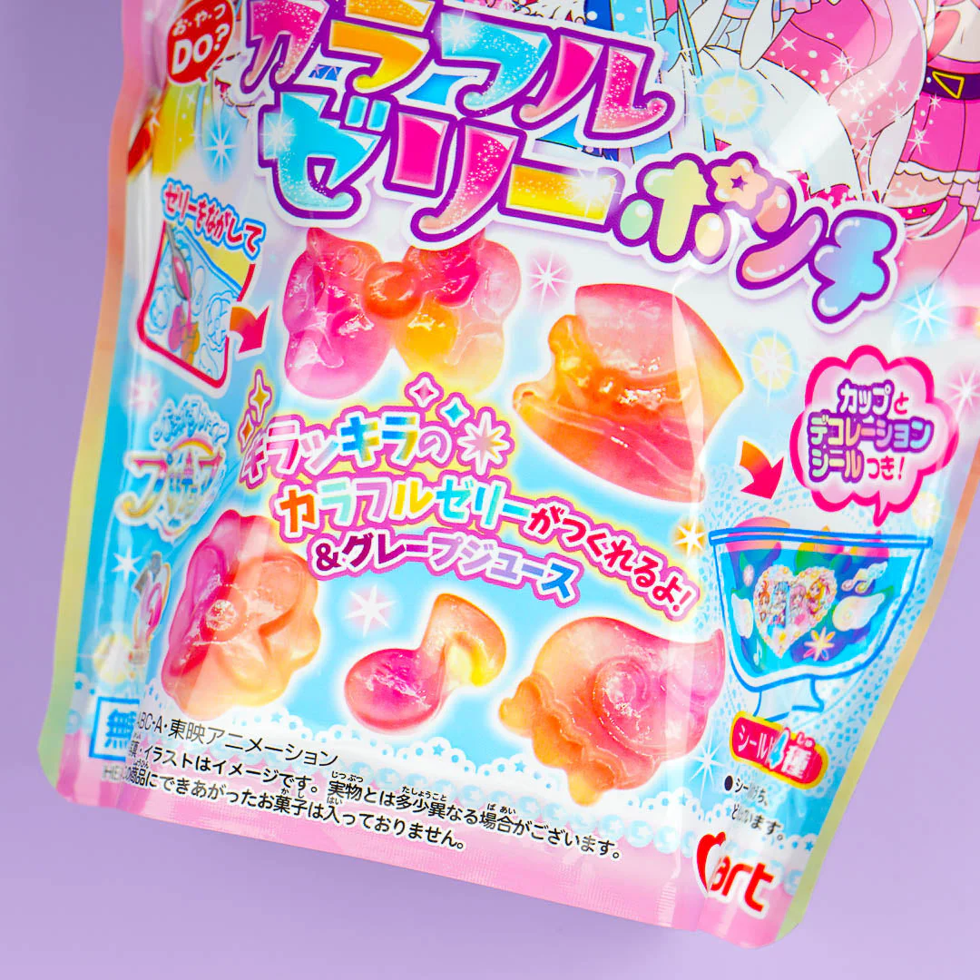 Soaring Sky! Pretty Cure Colorful Jelly Punch DIY Candy Kit - Image 2
