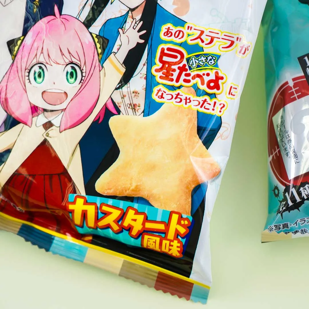 SPY x FAMILY Kuriyama Hoshitabeyo Rice Crackers - Custard - Image 2