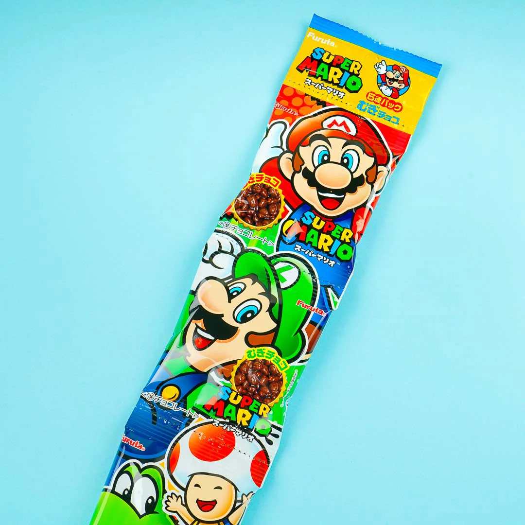 Super Mario 3D World Choco Coated Snacks - 5 pcs - Image 3