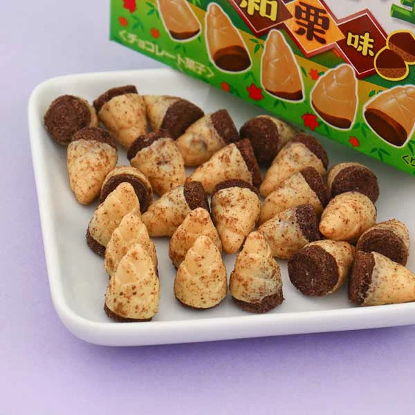 Meiji Takenoko no Sato Bamboo Shoots Biscuits - Chestnut - Image 2