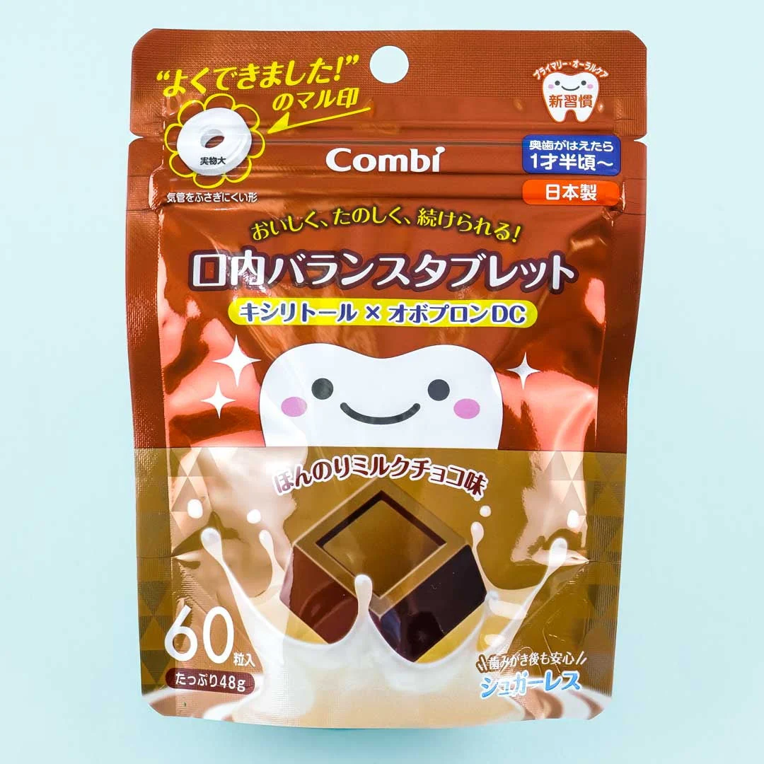 Combi Teteo Oral Balance Tablet Candy - Milk Chocolate