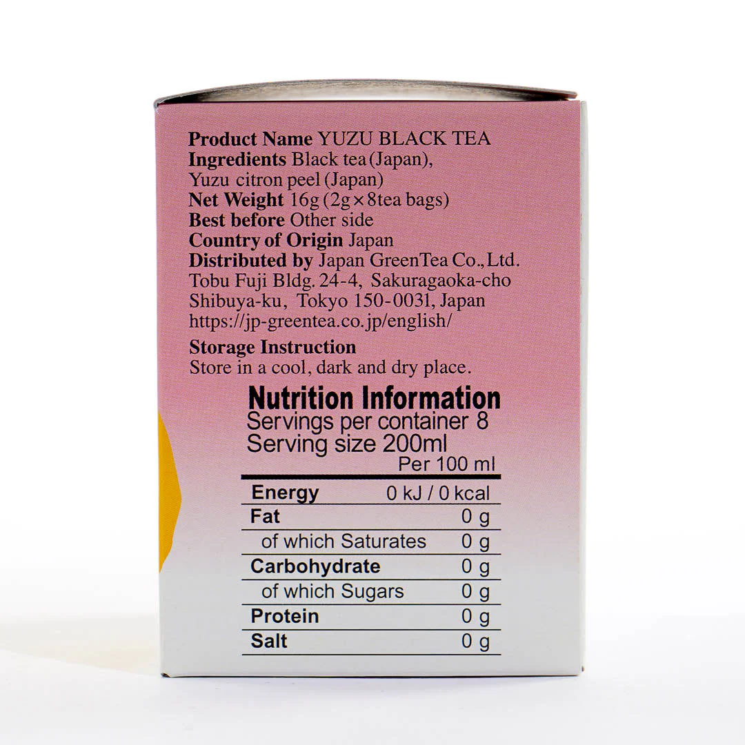 Tea Boutique Yuzu Black Tea - Image 3