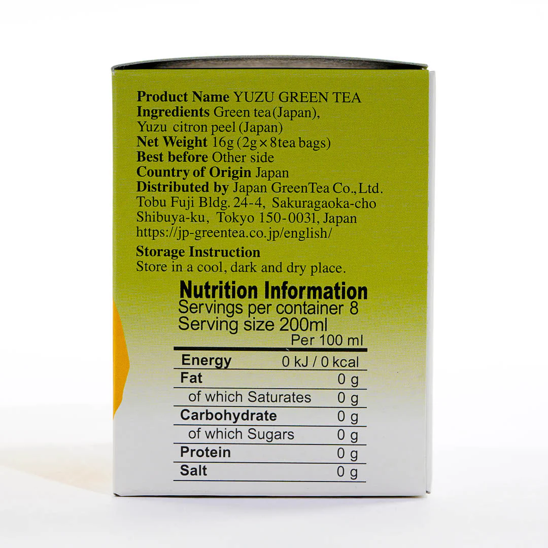 Tea Boutique Yuzu Green Tea - Image 3