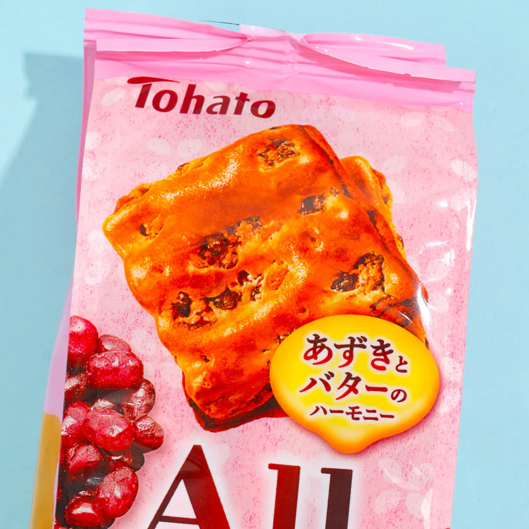 Tohato All Azuki Bean Butter Biscuit Bag - Image 2