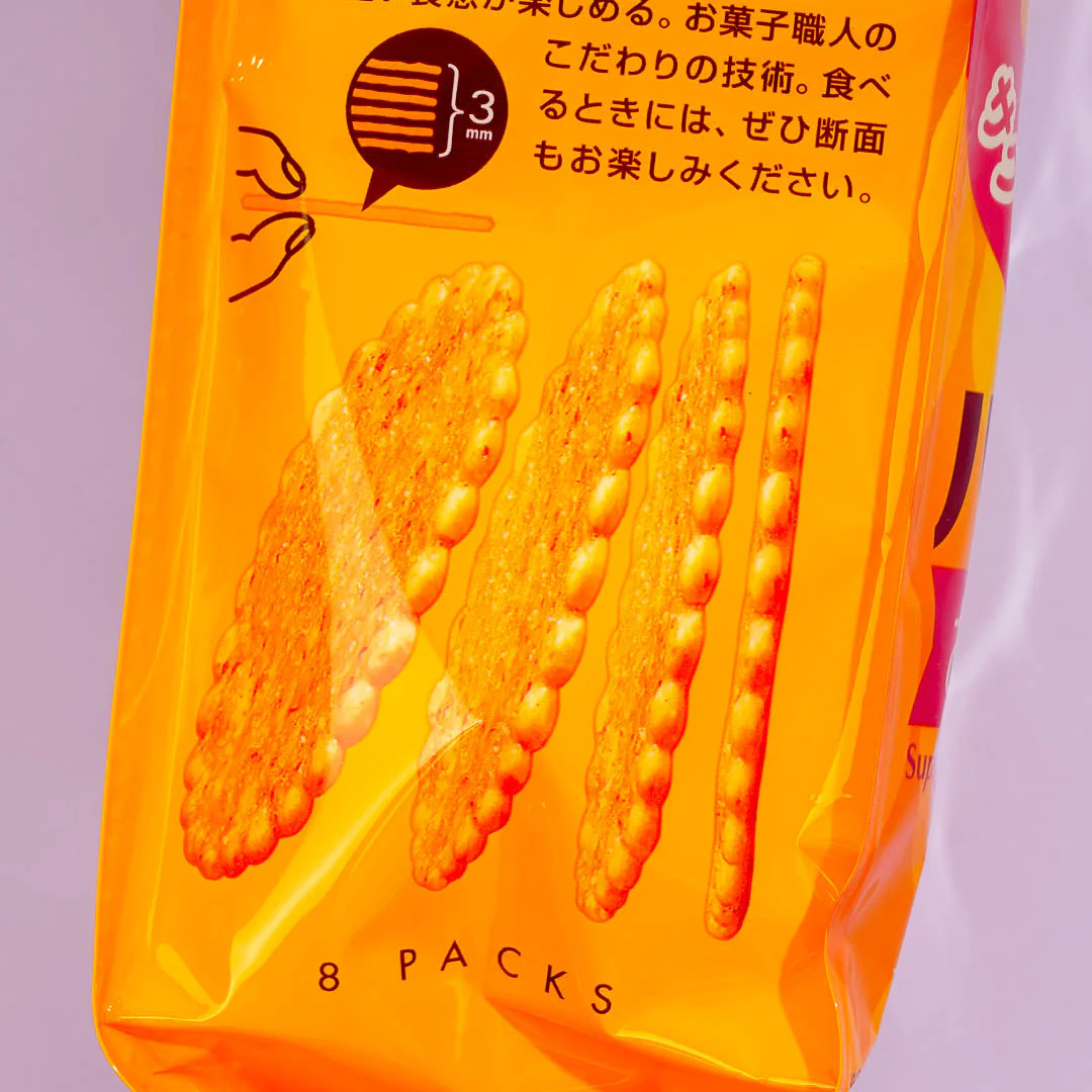 Tohato Smile Harvest Super Thin Biscuit Bag - Osatsu Butter - Image 2