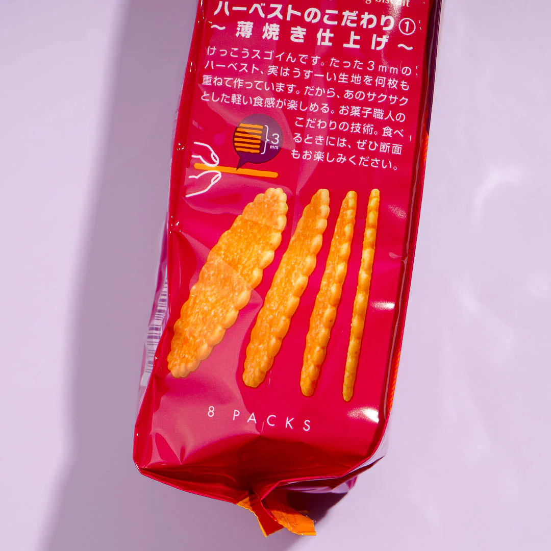 Tohato Smile Harvest Super Thin Biscuit Bag - Sweet Potato - Image 2