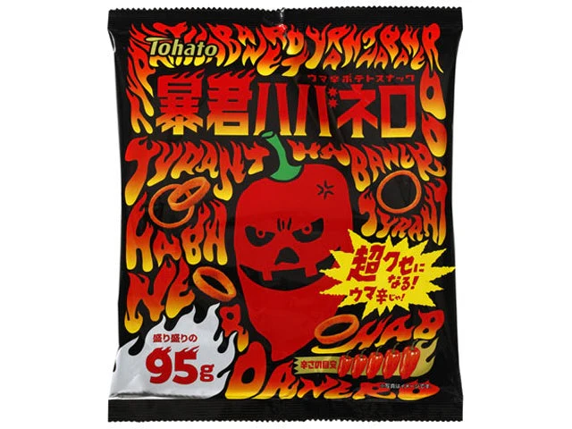 Tohato Tyrant Habanero Potato Ring Snack