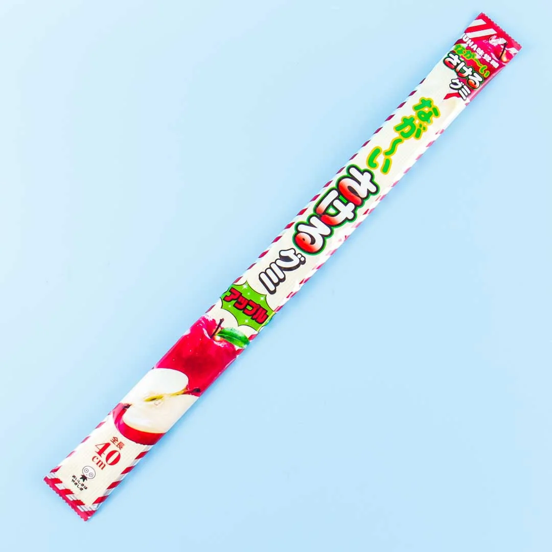 UHA Long Sakeru Peeling Gummy - Apple