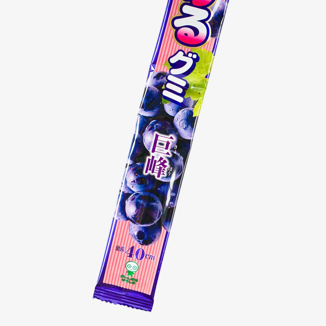 UHA Mikakuto Long Sakeru Peeling Gummy - Kyoho Grape - Image 3