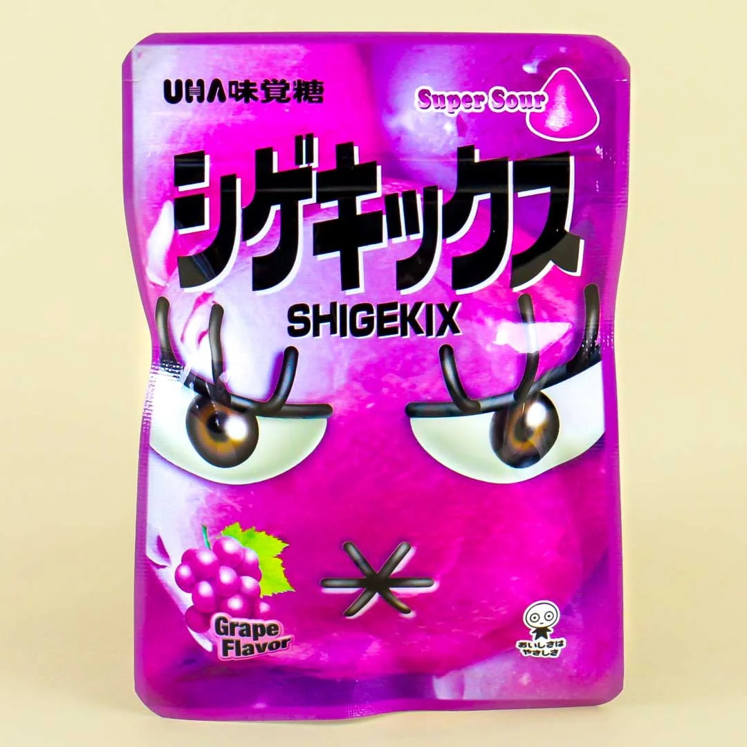 UHA Shigekix Super Sour Grape Gummies