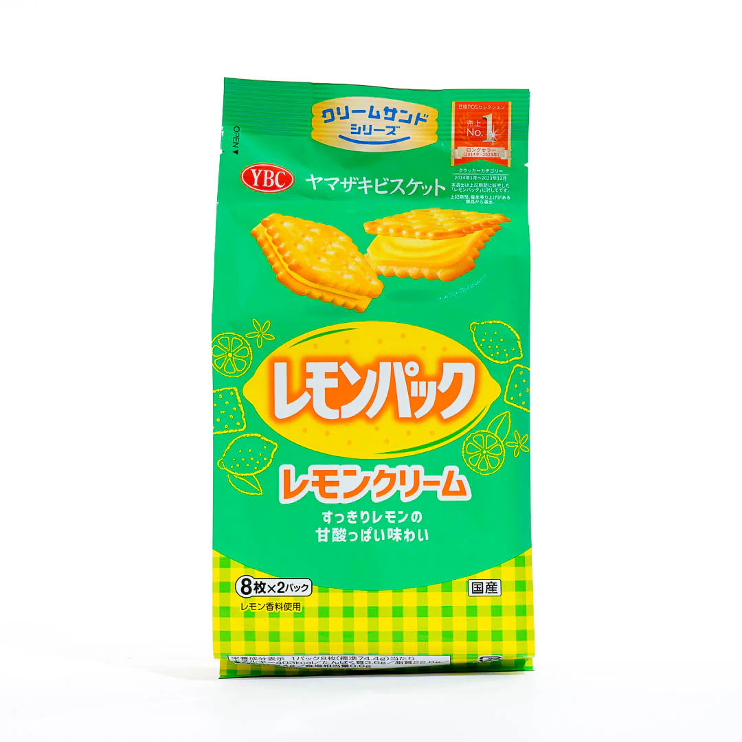 YBC Lemon Cream Biscuit Sandwiches